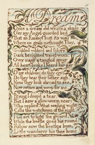 A Dream illustration from Songs of Innocence and of Experience (Bentley Copy L)